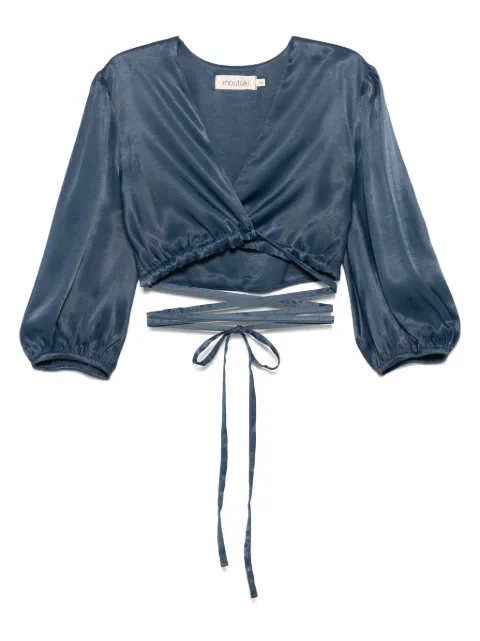MOUTAKI satin blouse