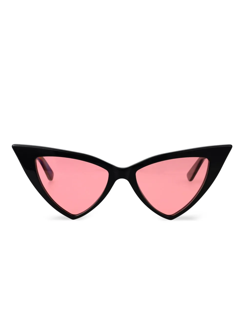 Alexander McQueen Eyewear cat-eye sunglasses - ブラック Alexander McQueen Eyewear cat-eye sunglasses - ブラック