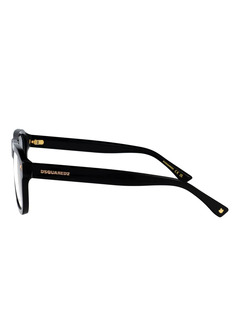 DSQUARED2 EYEWEAR Bril met rechthoekig montuur Zwart