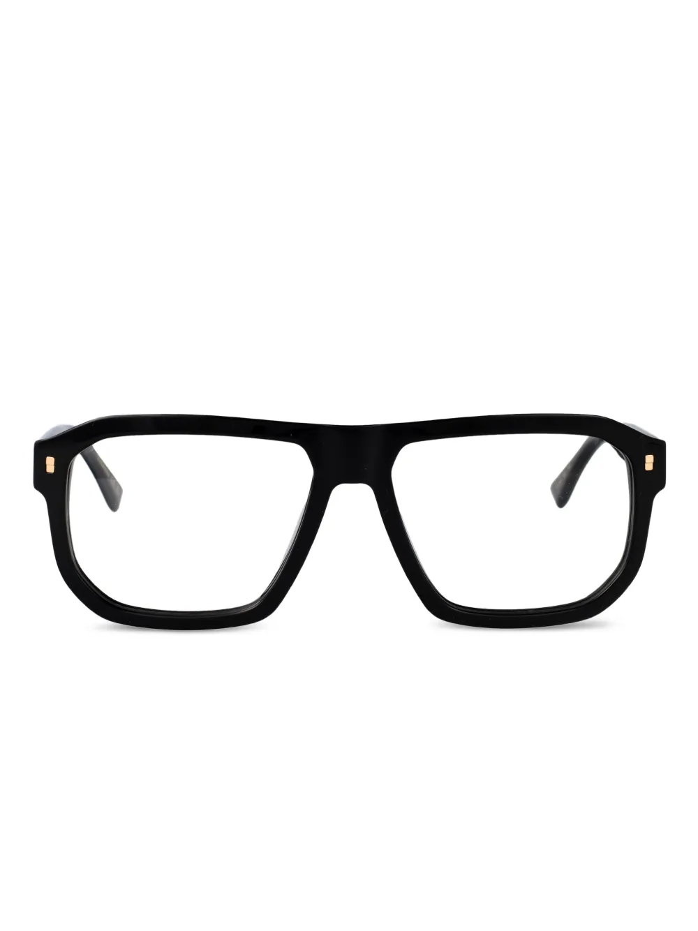 DSQUARED2 EYEWEAR Bril met rechthoekig montuur Zwart