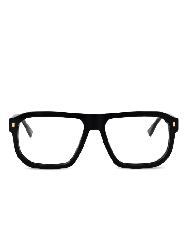 DSQUARED2 EYEWEAR rectangle-frame Glasses Black FARFETCH IN