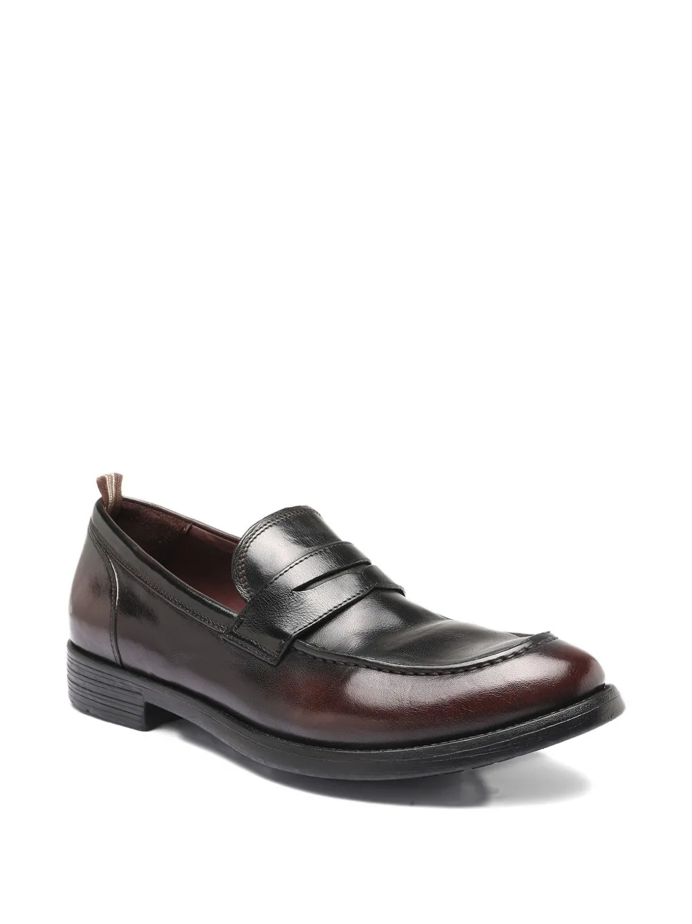 Officine Creative penny leather loafers Red