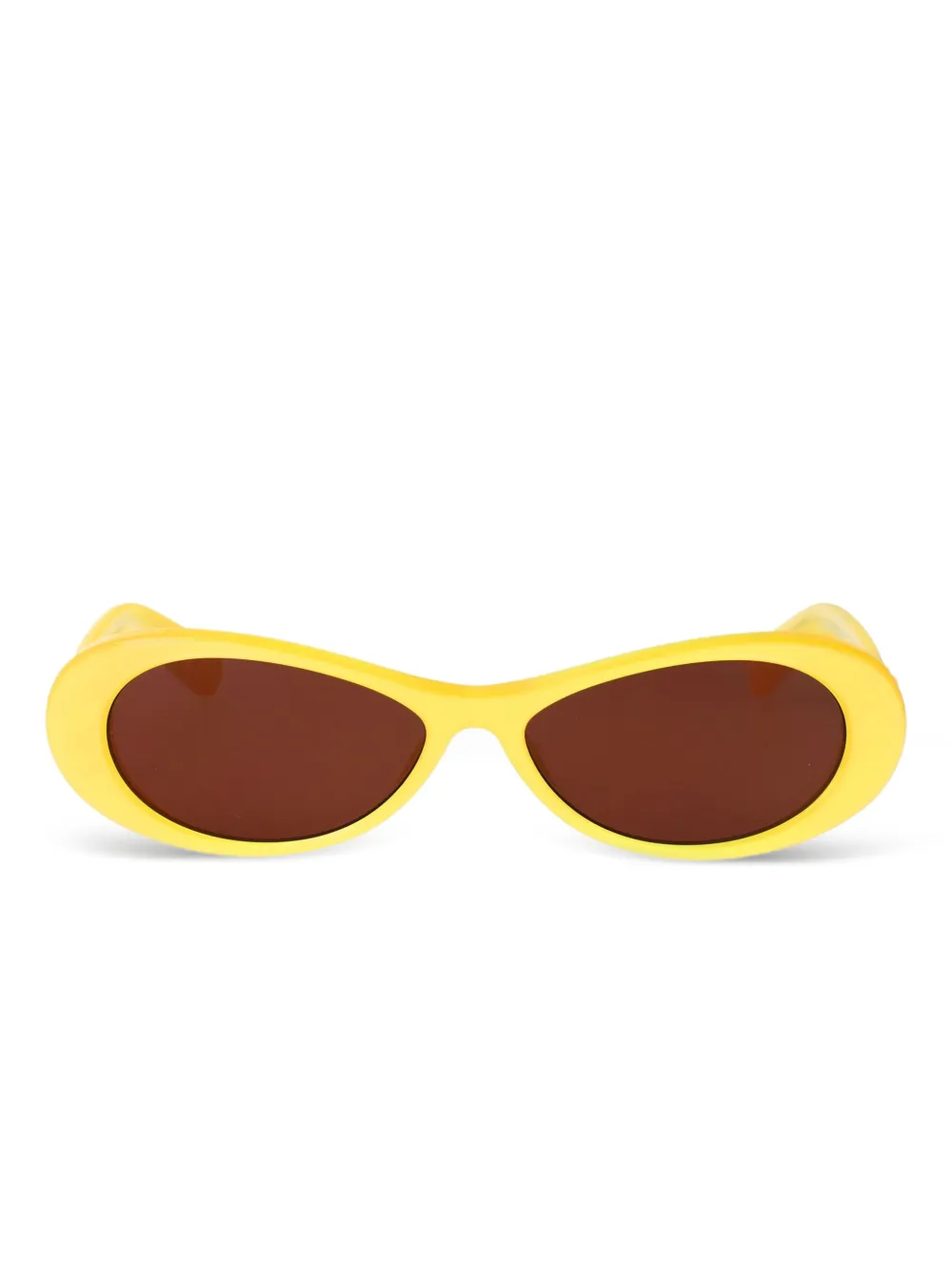 Jacquemus oval-frame sunglasses Geel