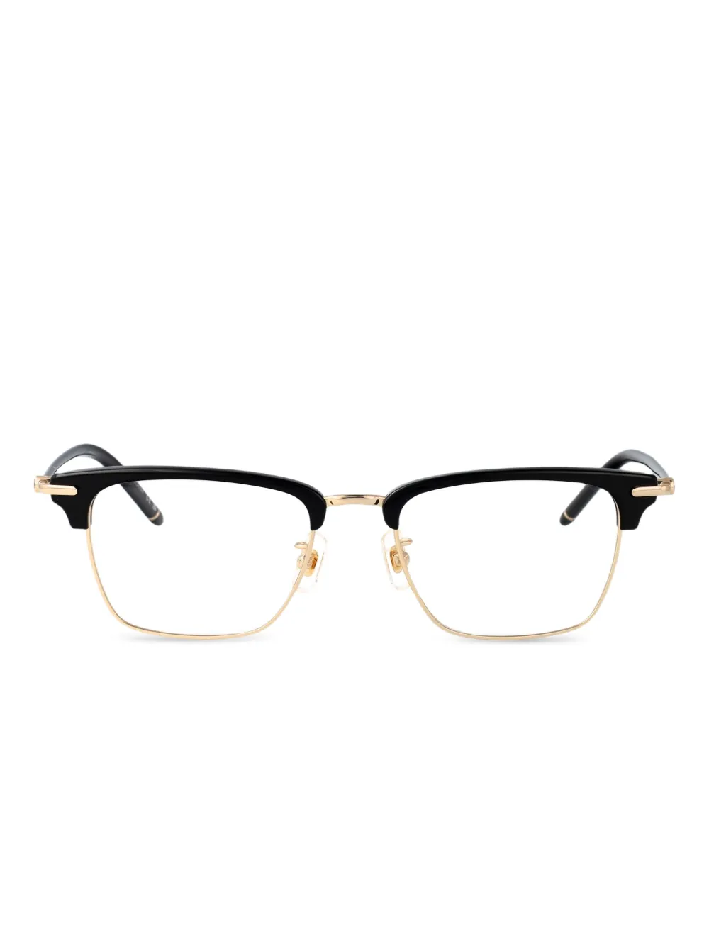 Montblanc lentes con armazón rectangular | negro | Image 1