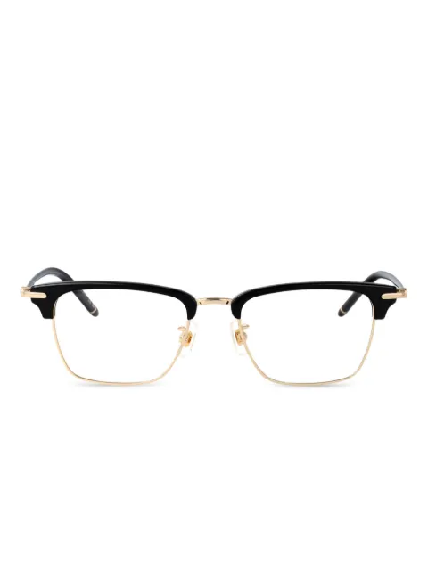 Montblanc lentes con armazón rectangular