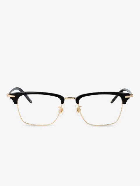 Montblanc lentes con armazón rectangular