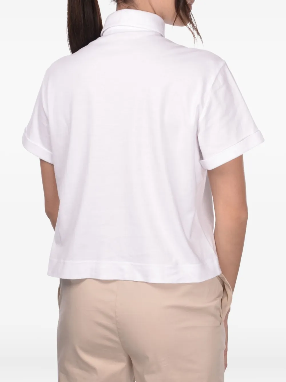 Gran Sasso cotton polo shirt - Wit