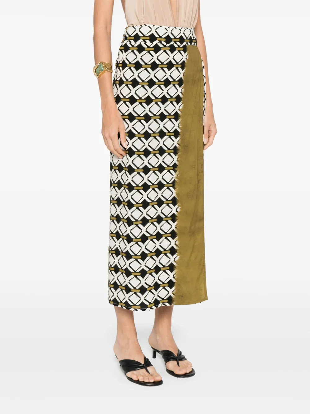 MOUTAKI PATTERNED MAXI SKIRT