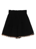 MOUTAKI elasticated waist shorts - Black