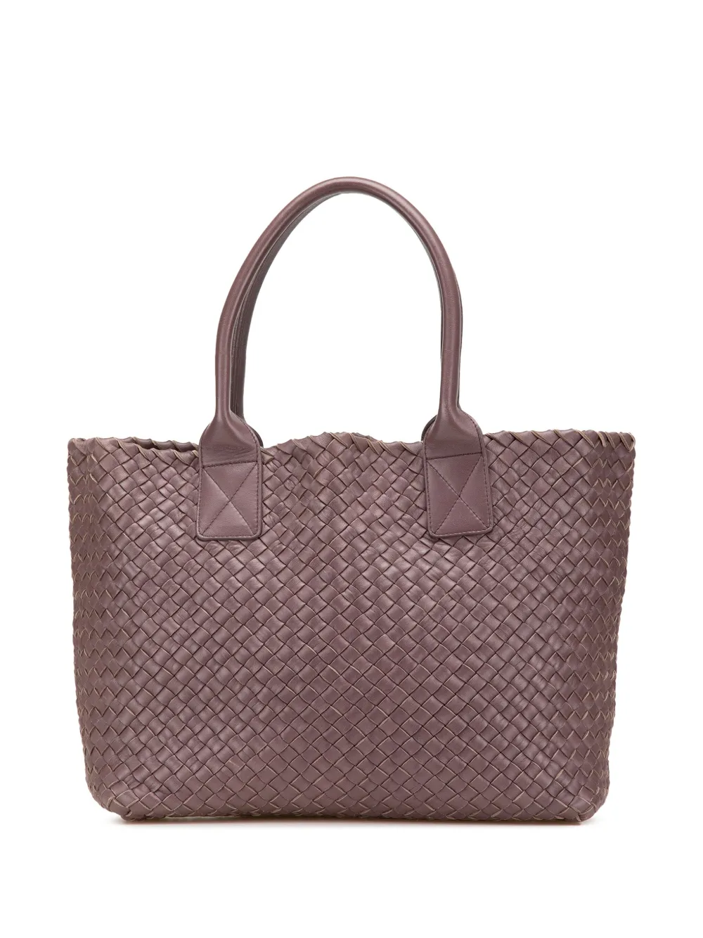 Bottega Veneta Pre-Owned 2009 Mini Lambskin Intreccio Cabat tote bag - Bottega Veneta Pre-Owned 2009 Mini Lambskin Intreccio Cabat tote bag -