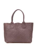 Bottega Veneta Pre-Owned 2009 Mini Lambskin Intreccio Cabat tote bag - Purple