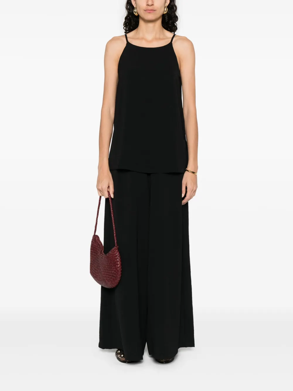 MOUTAKI High waist broek - Zwart
