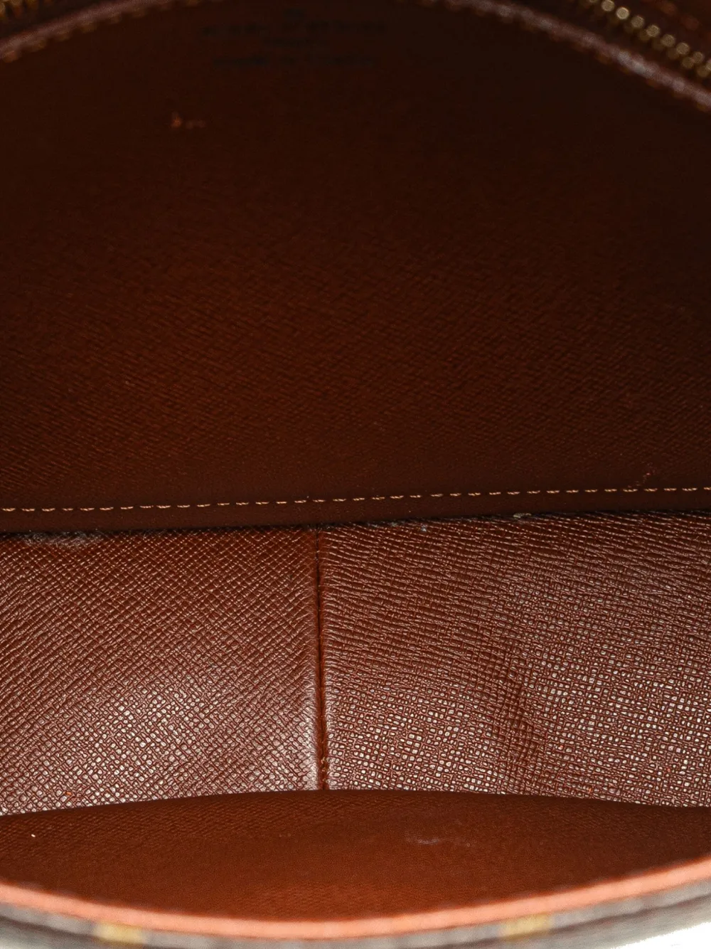 Pre-owned Louis Vuitton 2001 Monogram Saint Cloud Gm Crossbody Bag In Brown