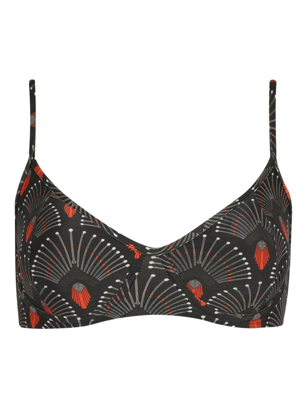 Lygia & Nanny Fiji bikini top Grijs
