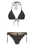 Lygia & Nanny Maya tassel-trimmed bikini - Grey