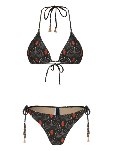 Lygia & Nanny Maya tassel-trimmed bikini