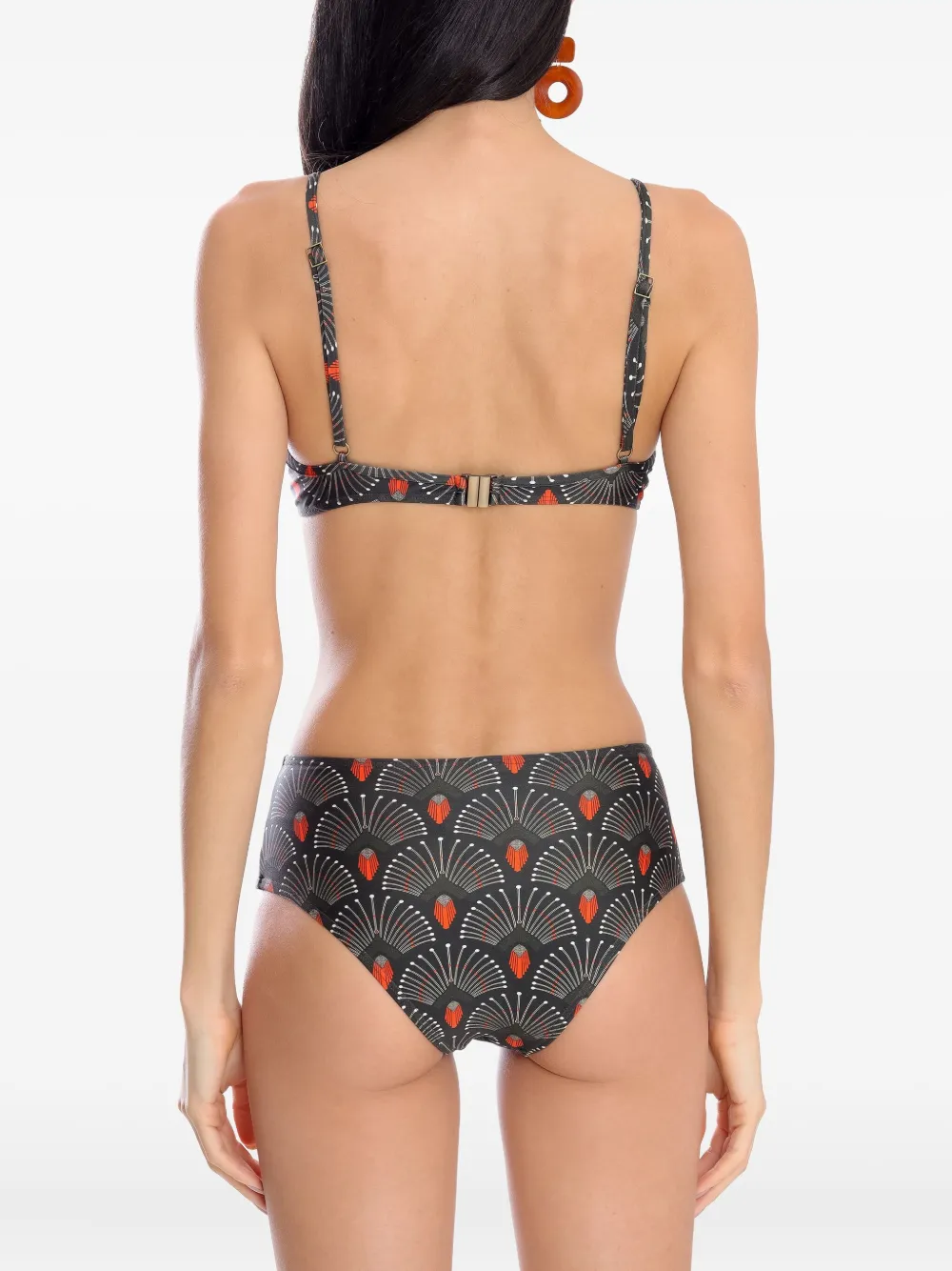 Lygia & Nanny Veronica Twisted-front Bikini In Multi