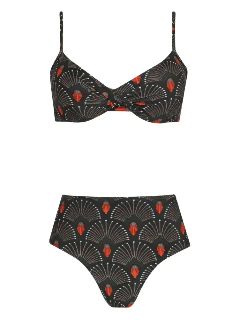 Lygia & Nanny Veronica twisted-front bikini