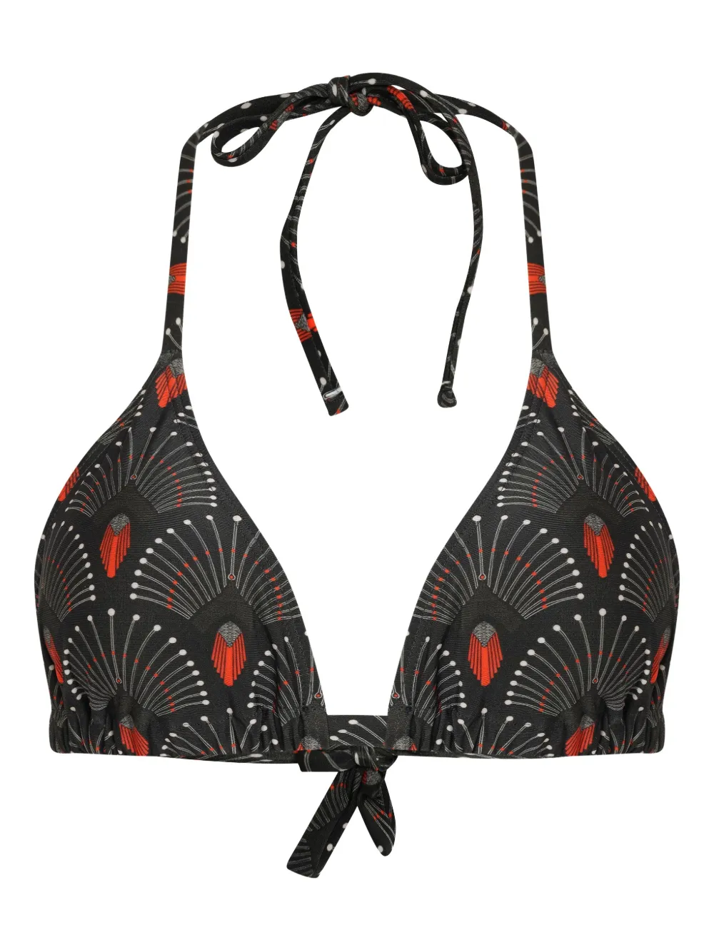 Lygia & Nanny top de bikini Iasmin con diseño triangular | gris | Image 1