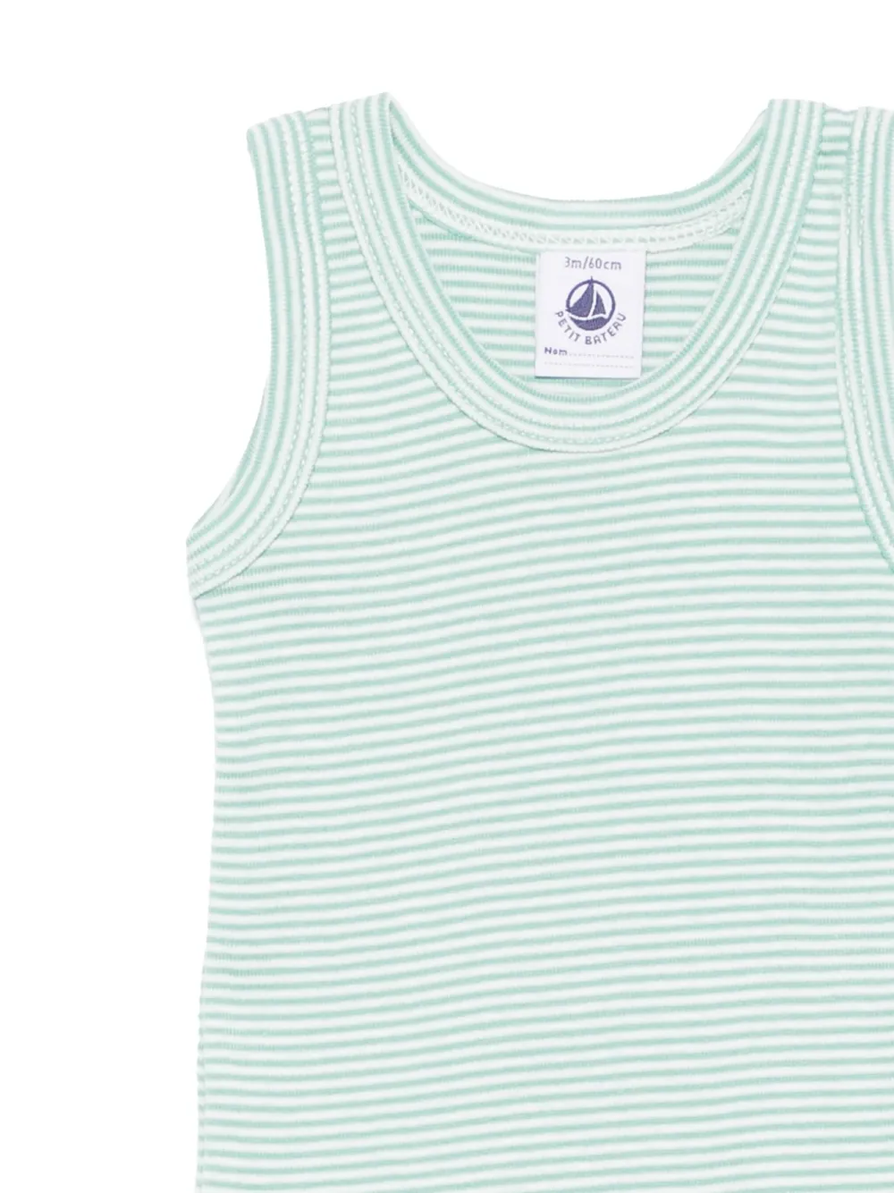 Petit Bateau cotton body set - Blauw