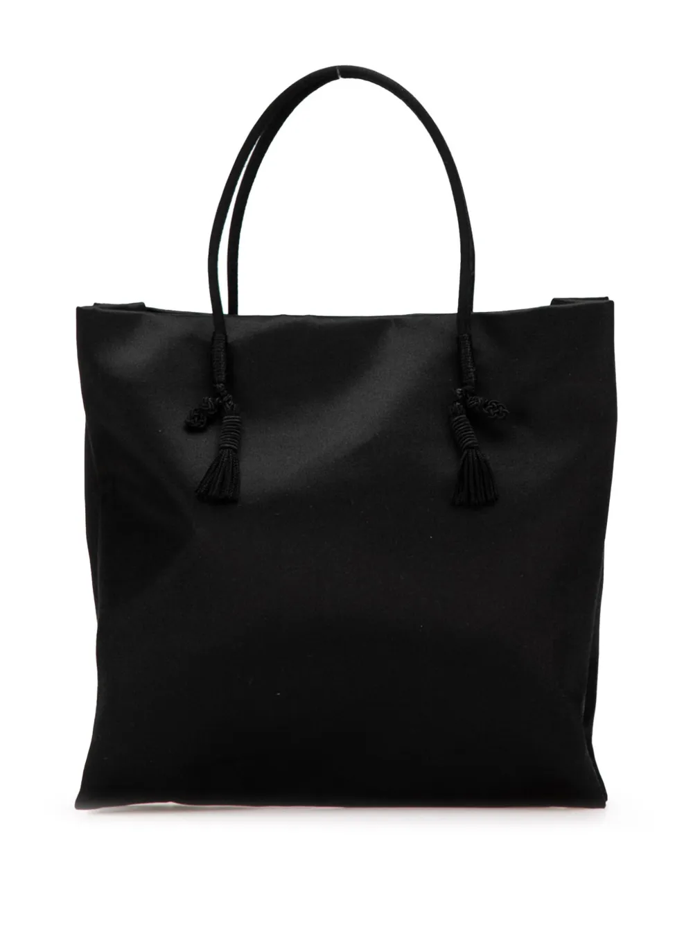 Prada Pre-Owned 2000-2024 Satin handbag - ブラック Prada Pre-Owned 2000-2024 Satin handbag - ブラック