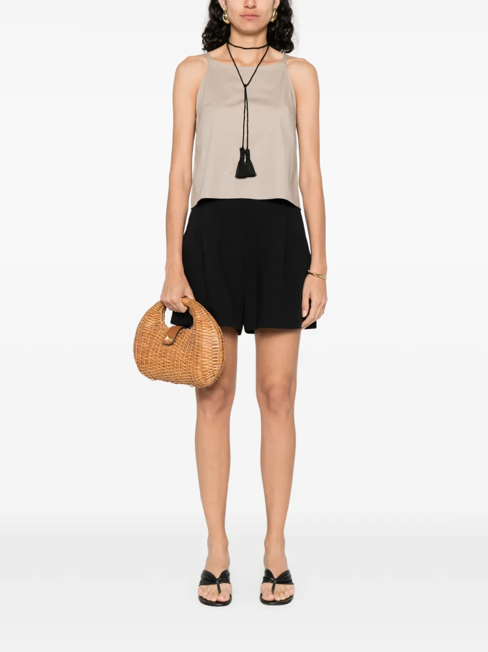 MOUTAKI MID-RISE SHORTS 