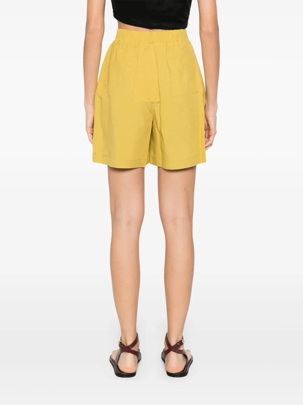 MOUTAKI High waist shorts Geel