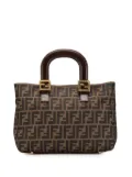 Fendi Pre-Owned 2000-2010 Small Zucca Canvas Twins tote bag - Brown