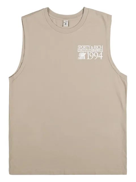Sporty & Rich graphic-print sleeveless top