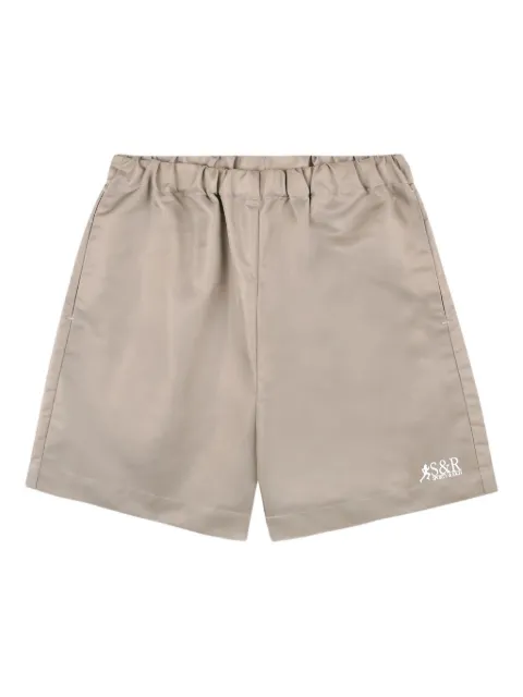 Sporty & Rich elasticated-waistband logo shorts