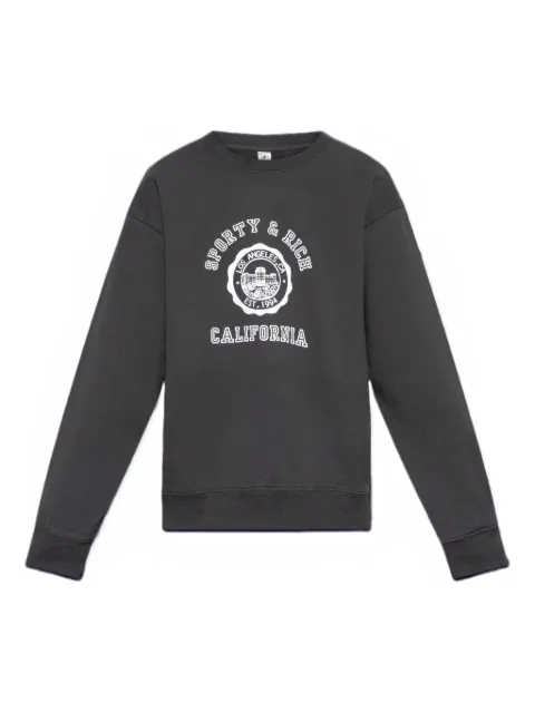 Sporty & Rich graphic crew neck top