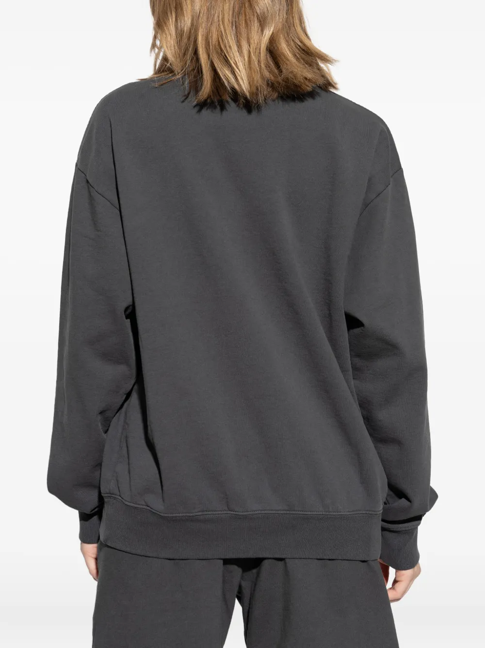 Sporty & Rich Grafische top met ronde hals Zwart