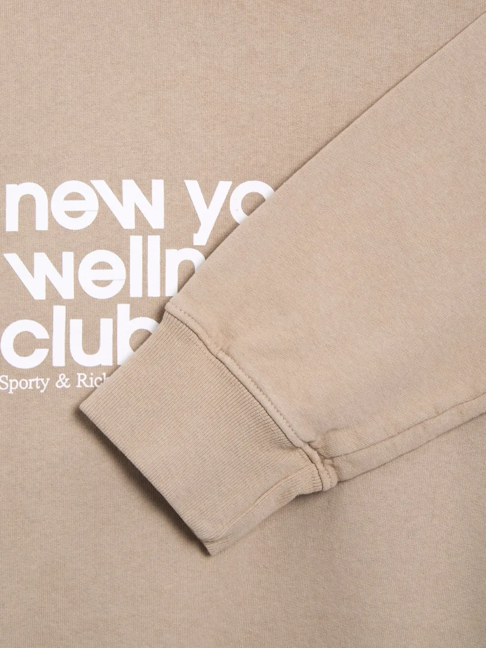 Sporty & Rich Wellness Club sweater Beige