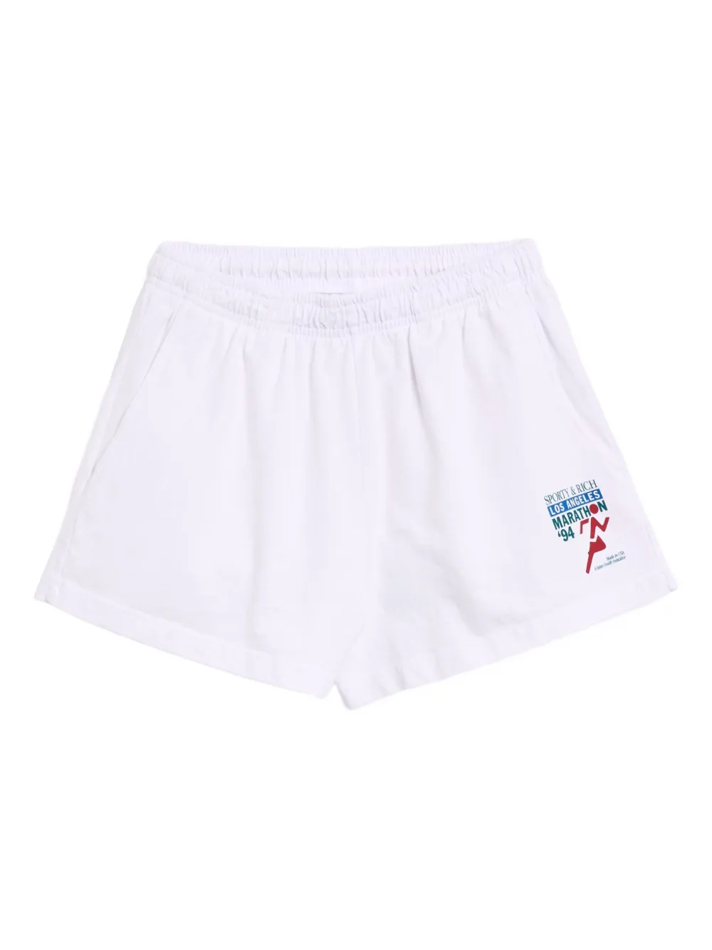 Sporty & Rich elasticated-waistband shorts | White | Image 1