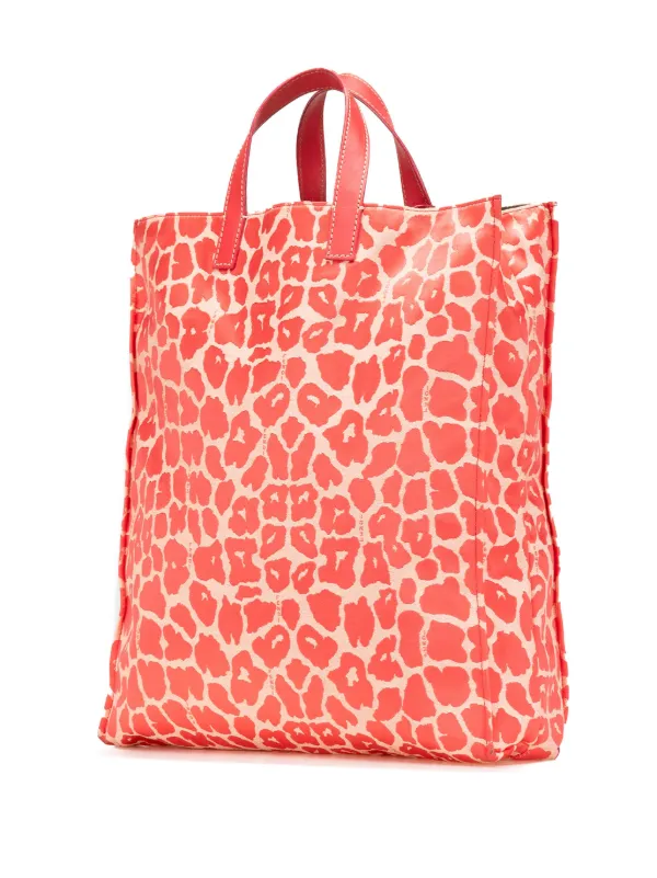 Fendi Pre-Owned 2010-2025 レオパードプリント キャンバス ショッパー