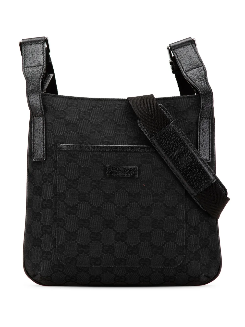 Gucci Pre-Owned 2000-2015 GG Canvas crossbody bag - ブラック Gucci Pre-Owned 2000-2015 GG Canvas crossbody bag - ブラック