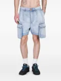 CULTURA denim cargo shorts - Blue