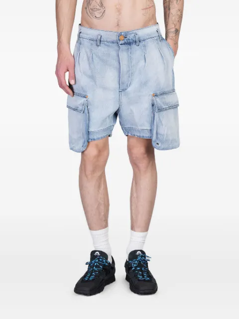 CULTURA denim cargo shorts