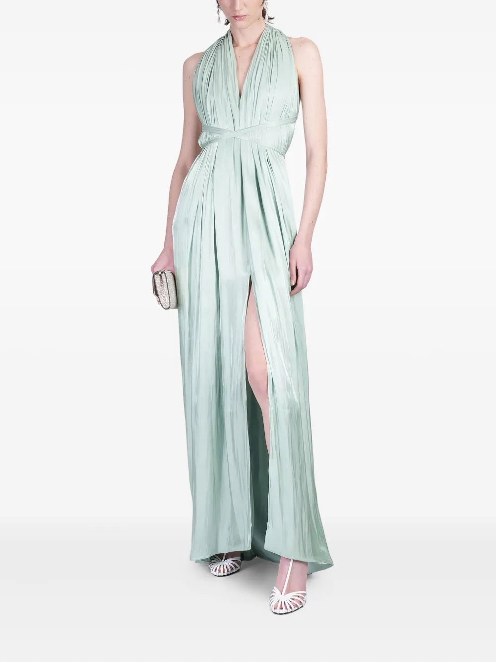 Rhea Costa Gigi maxi dress - Groen