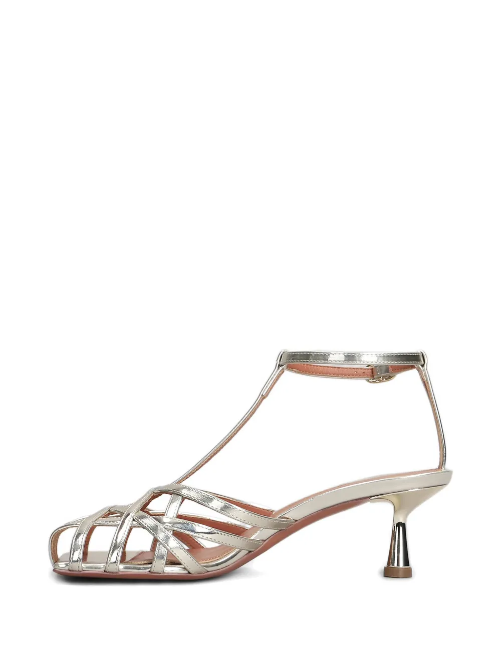 Aldo Castagna 60 mm Manila sandalen Zilver
