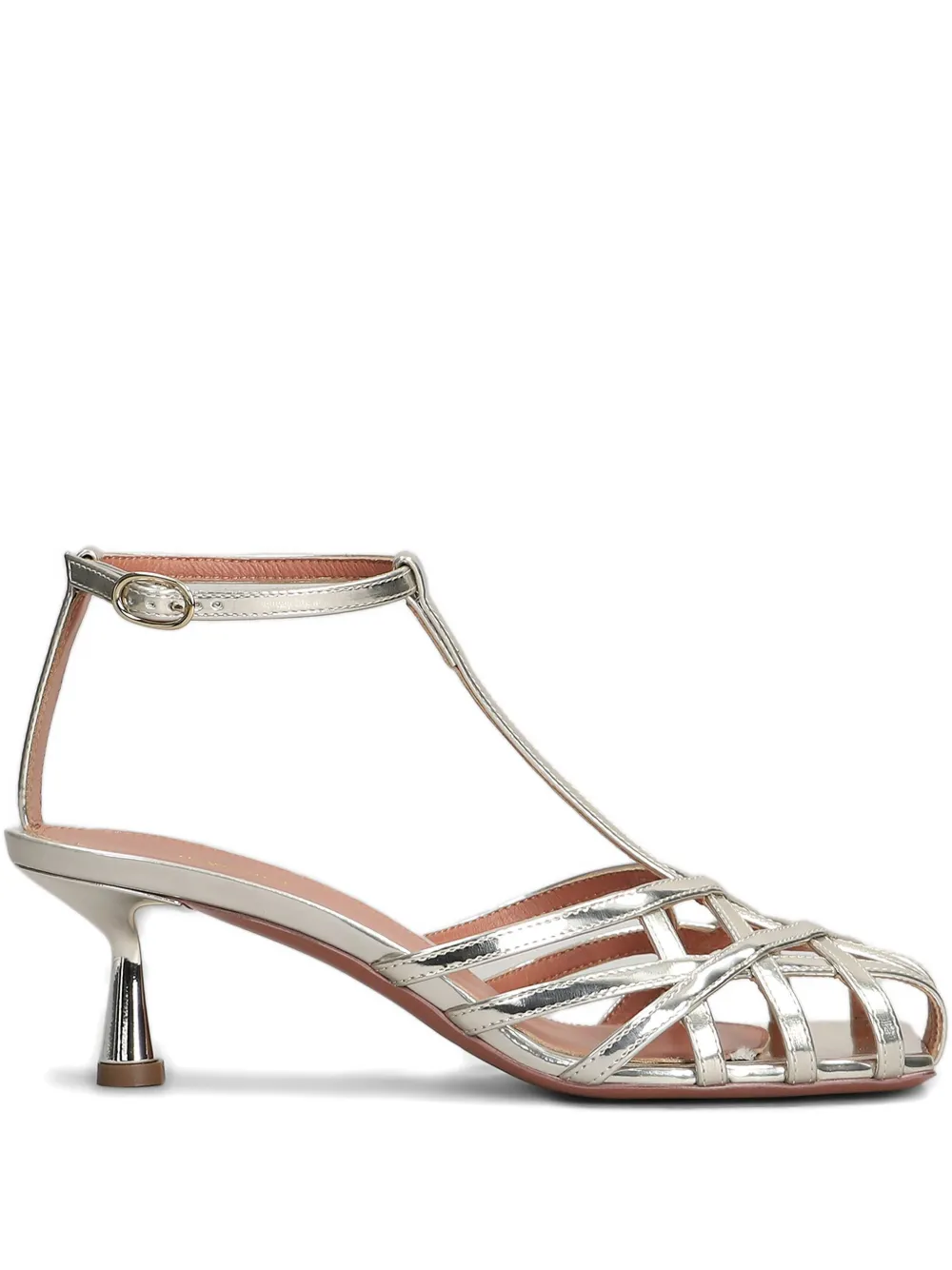 Aldo Castagna 60mm Manila sandals Silver