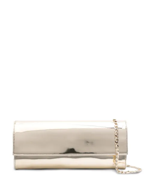 Aldo Castagna metallic leather clutch