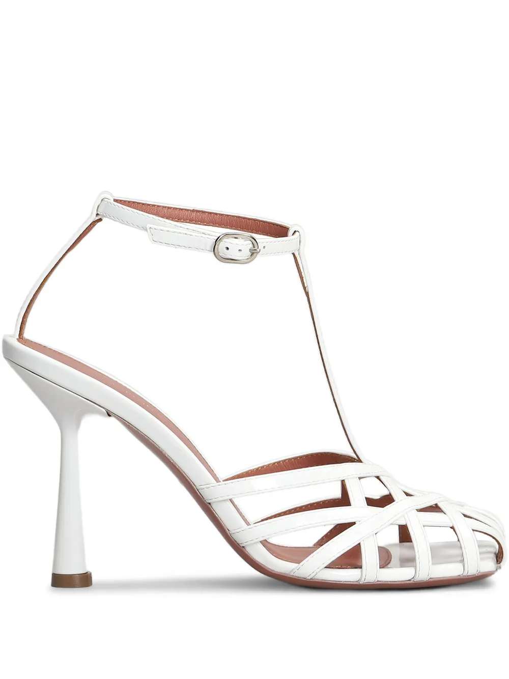 Aldo Castagna 100mm Lidia sandals White