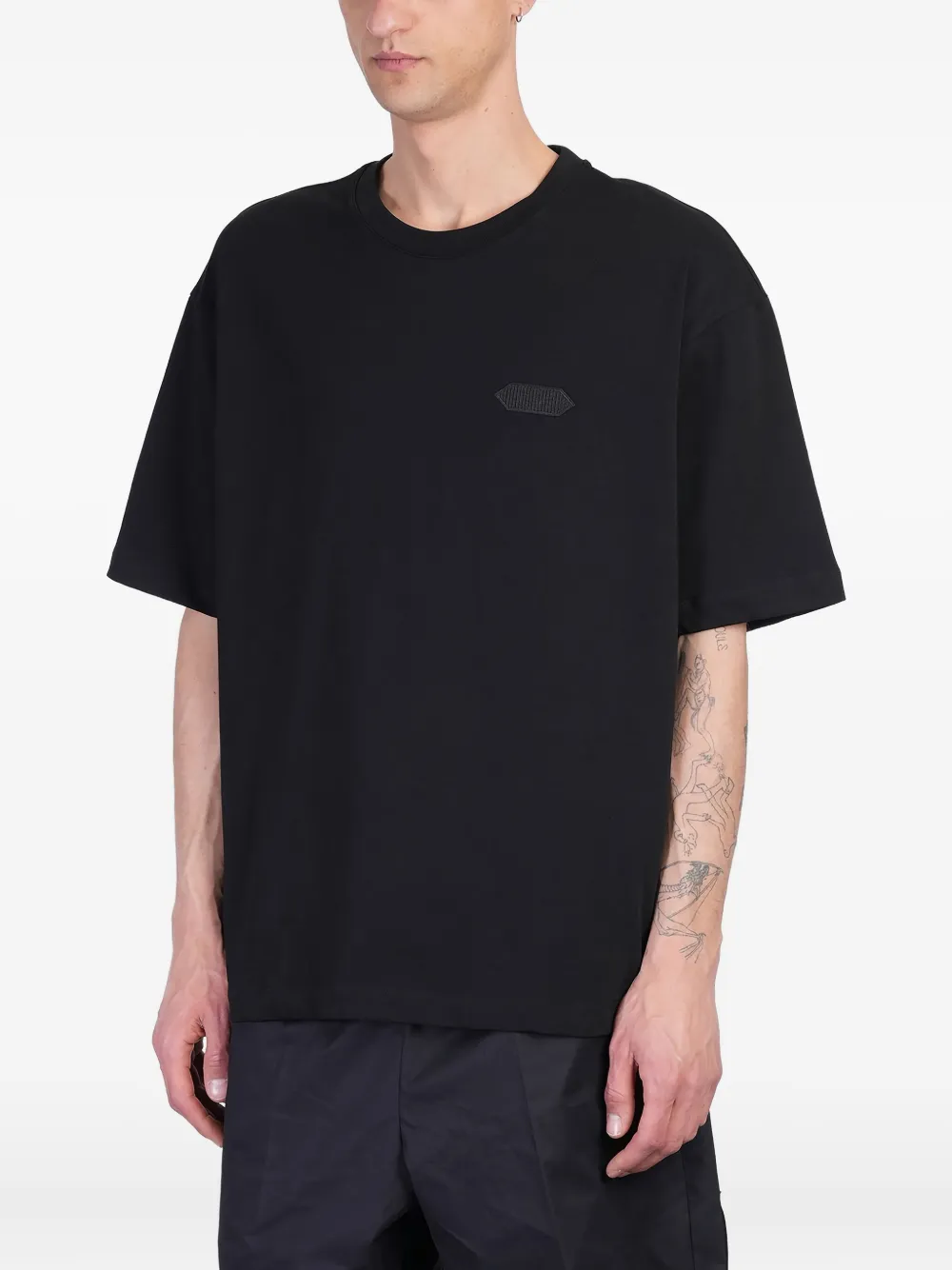 New York Resident Cotton T-shirt In Black
