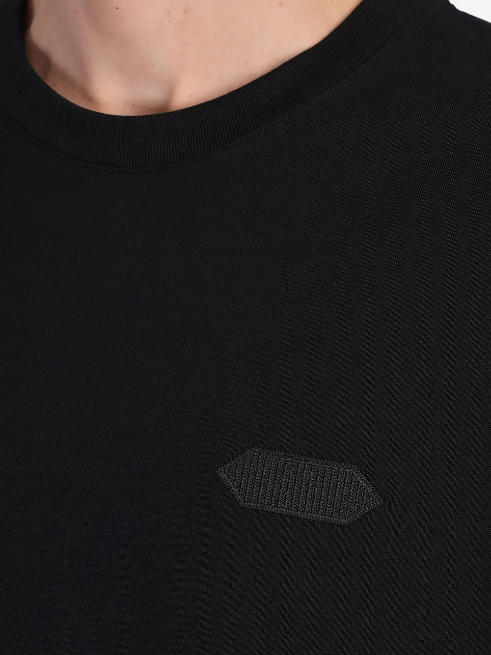 New York Resident Cotton T-shirt In Black