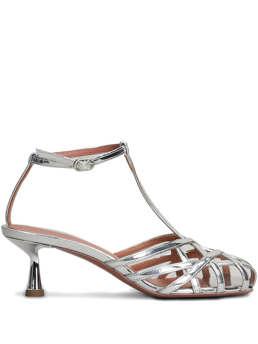 Aldo Castagna 60mm Manila sandals Silver