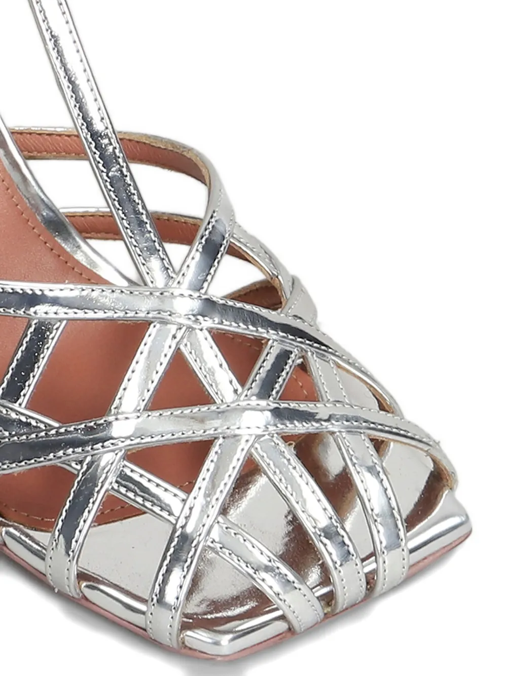 Aldo Castagna 60mm Manila sandals Silver