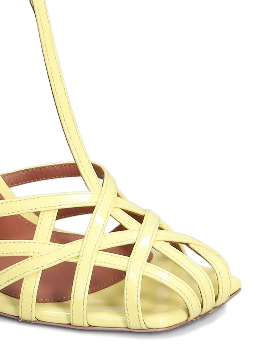 Aldo Castagna 100 mm Lidia sandalen Geel