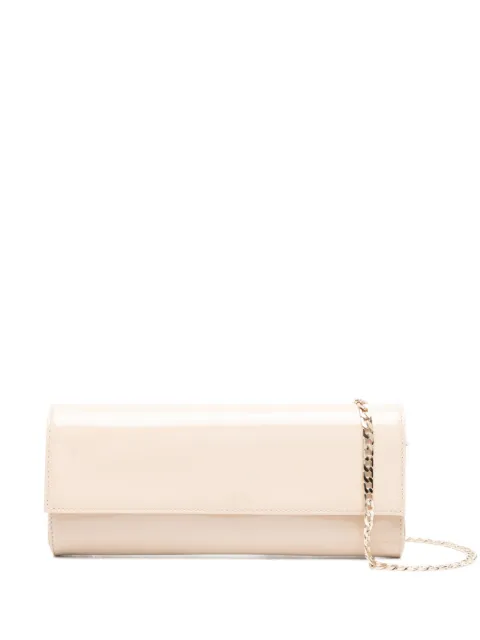 Aldo Castagna patent leather clutch bag