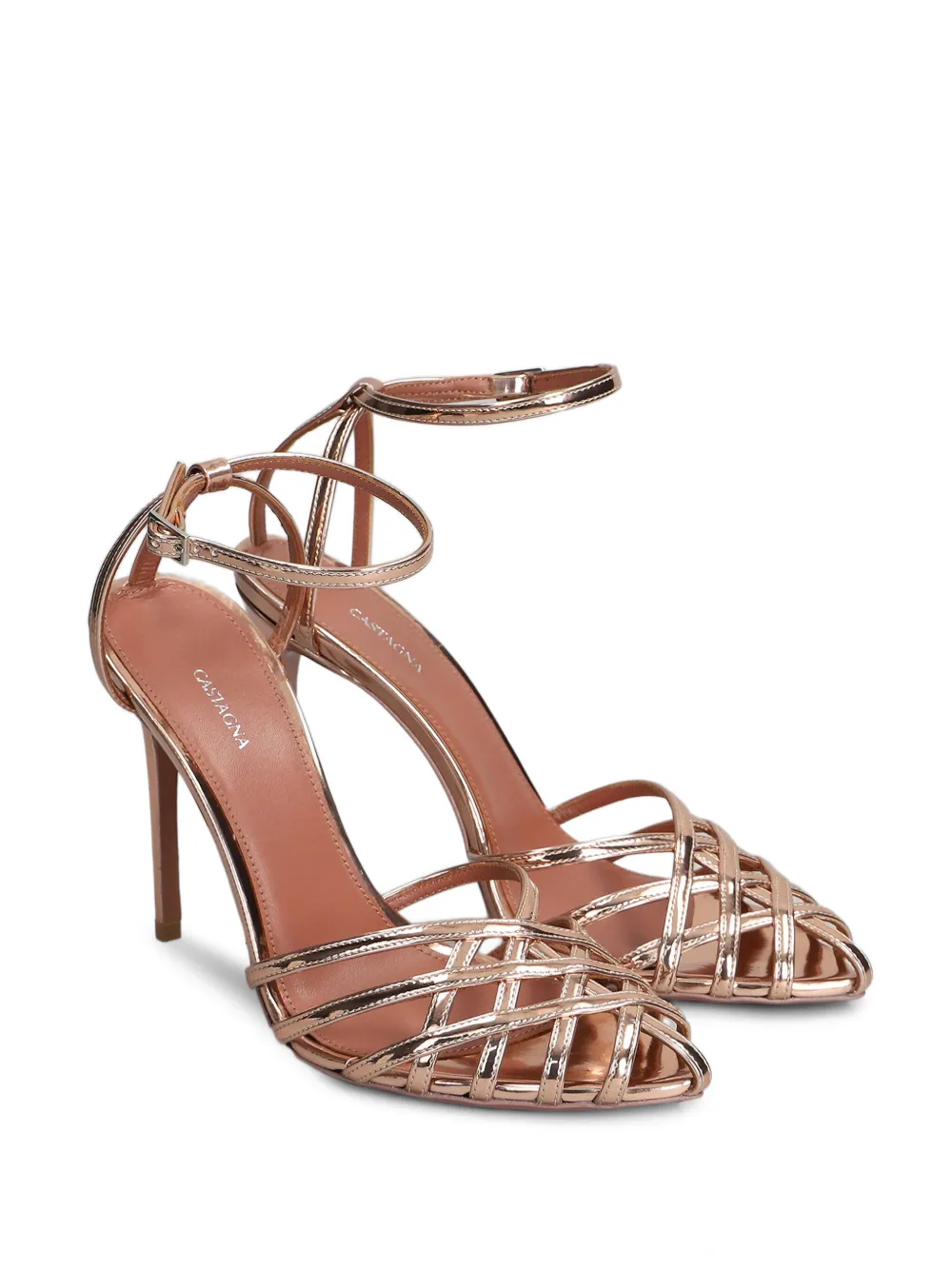 Aldo Castagna 110 mm Miami sandalen Goud